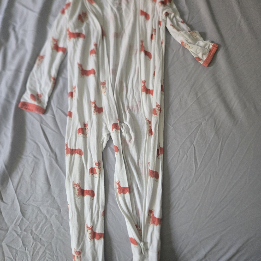 Kyte BABY Corgi Zippered Footie
